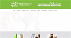 Desktop Screenshot of embracelife.net.au